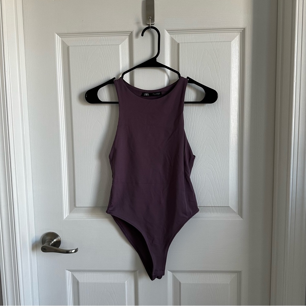 High neck bodysuit